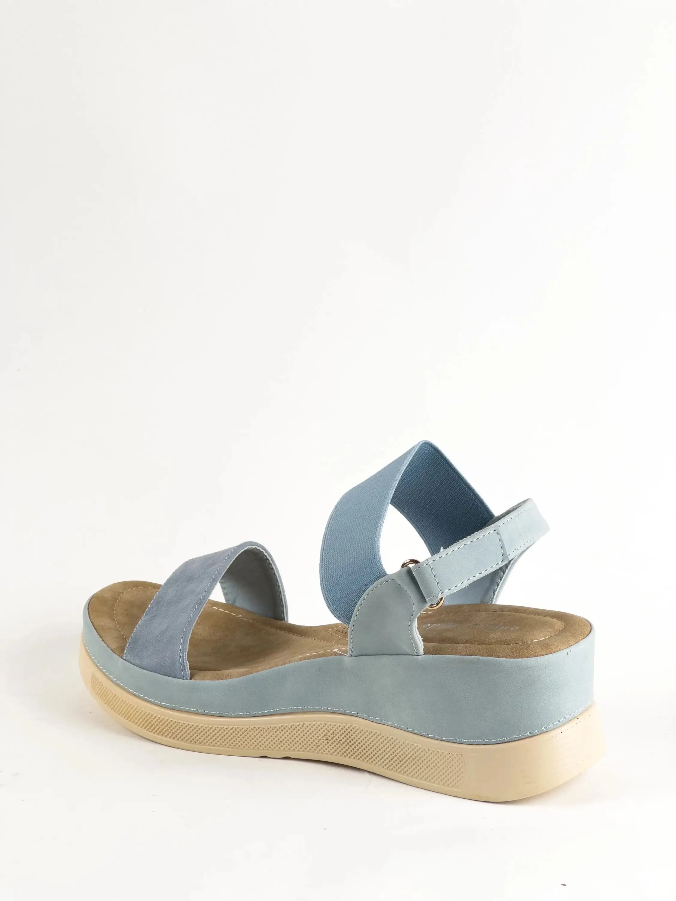 SANDALES CONFORT - BLEU - CONFORT