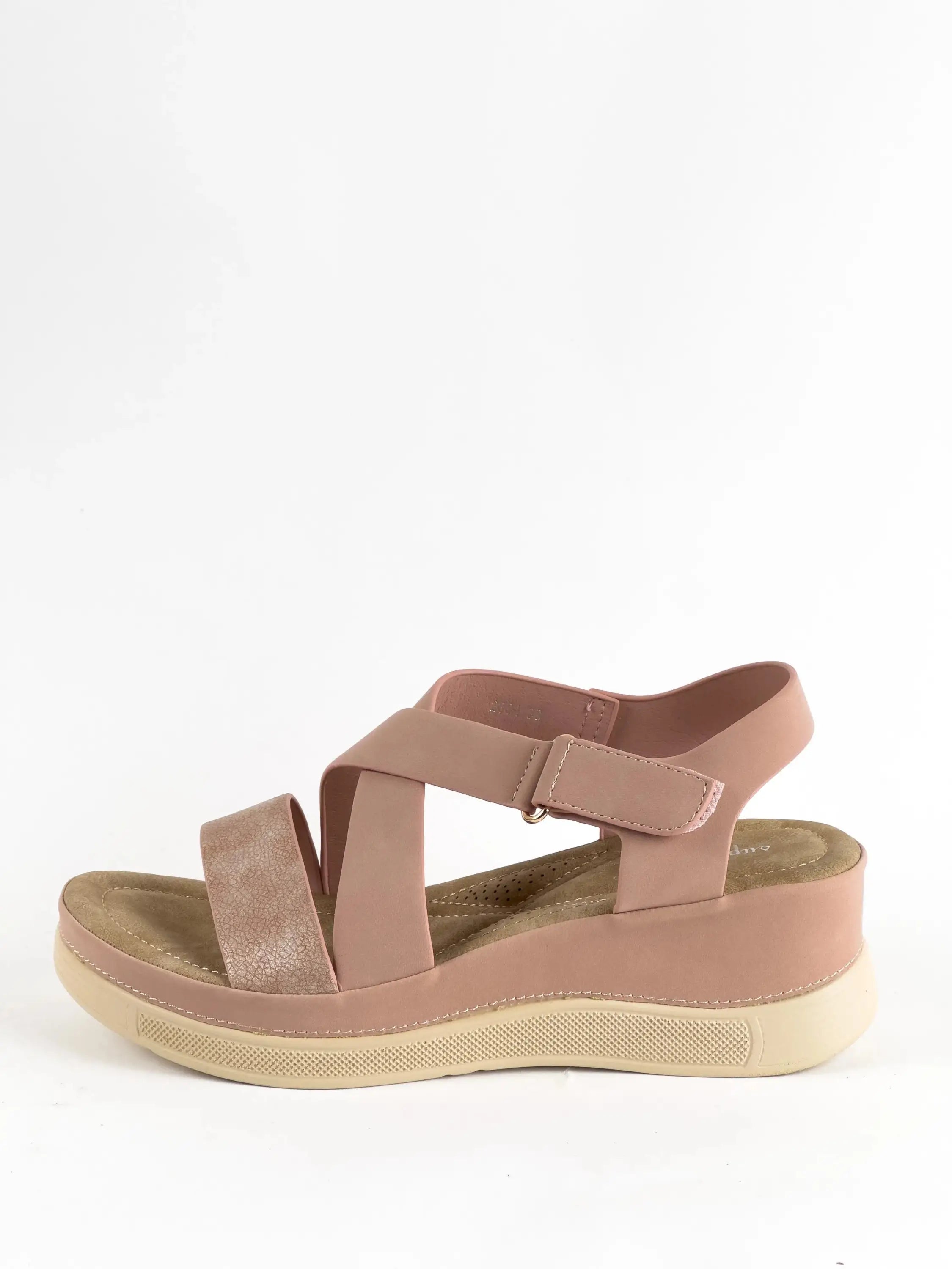 SANDALES CONFORT - ROSE - CONFORT