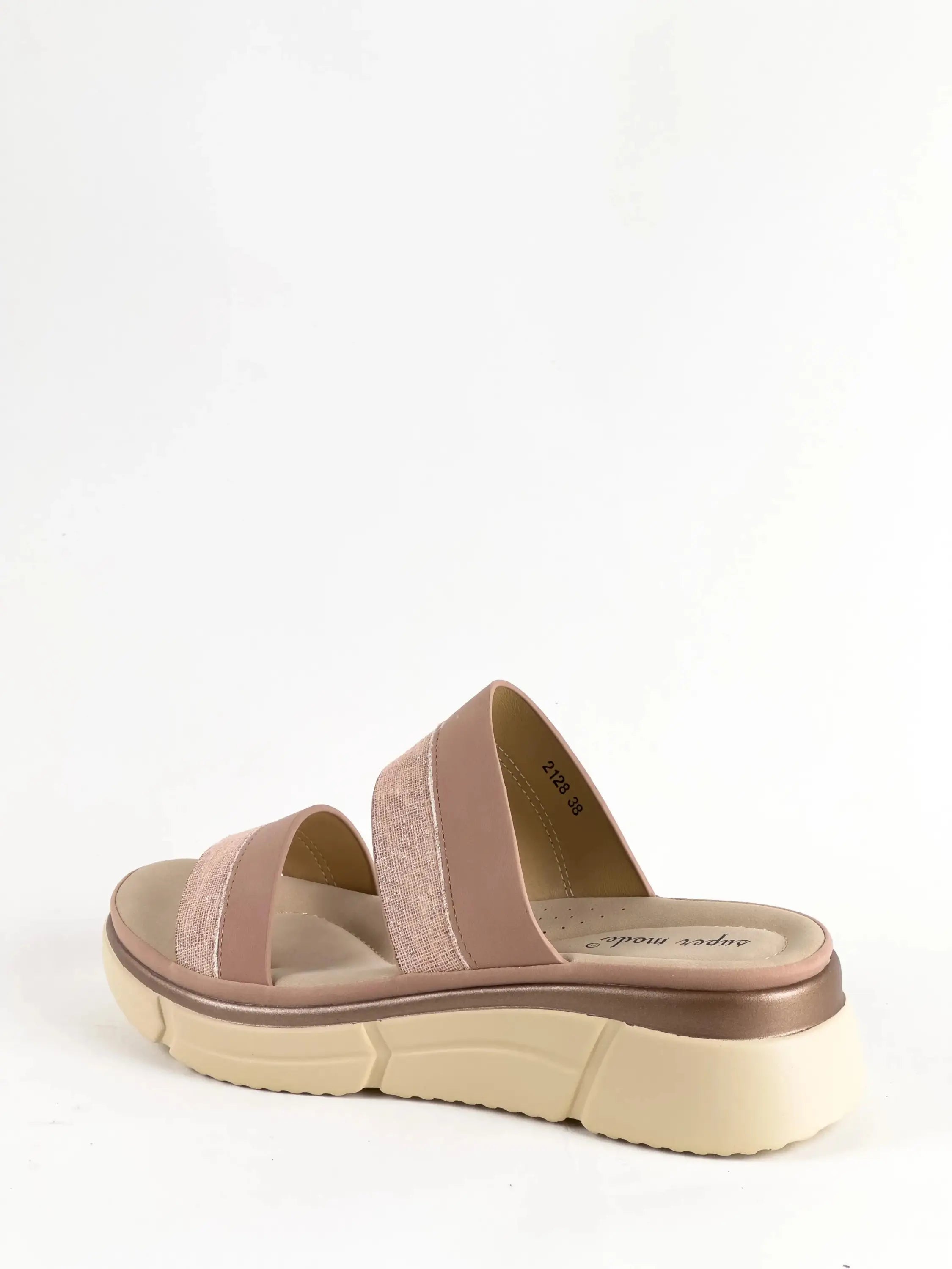 SANDALES CONFORT - ROSE - CONFORT