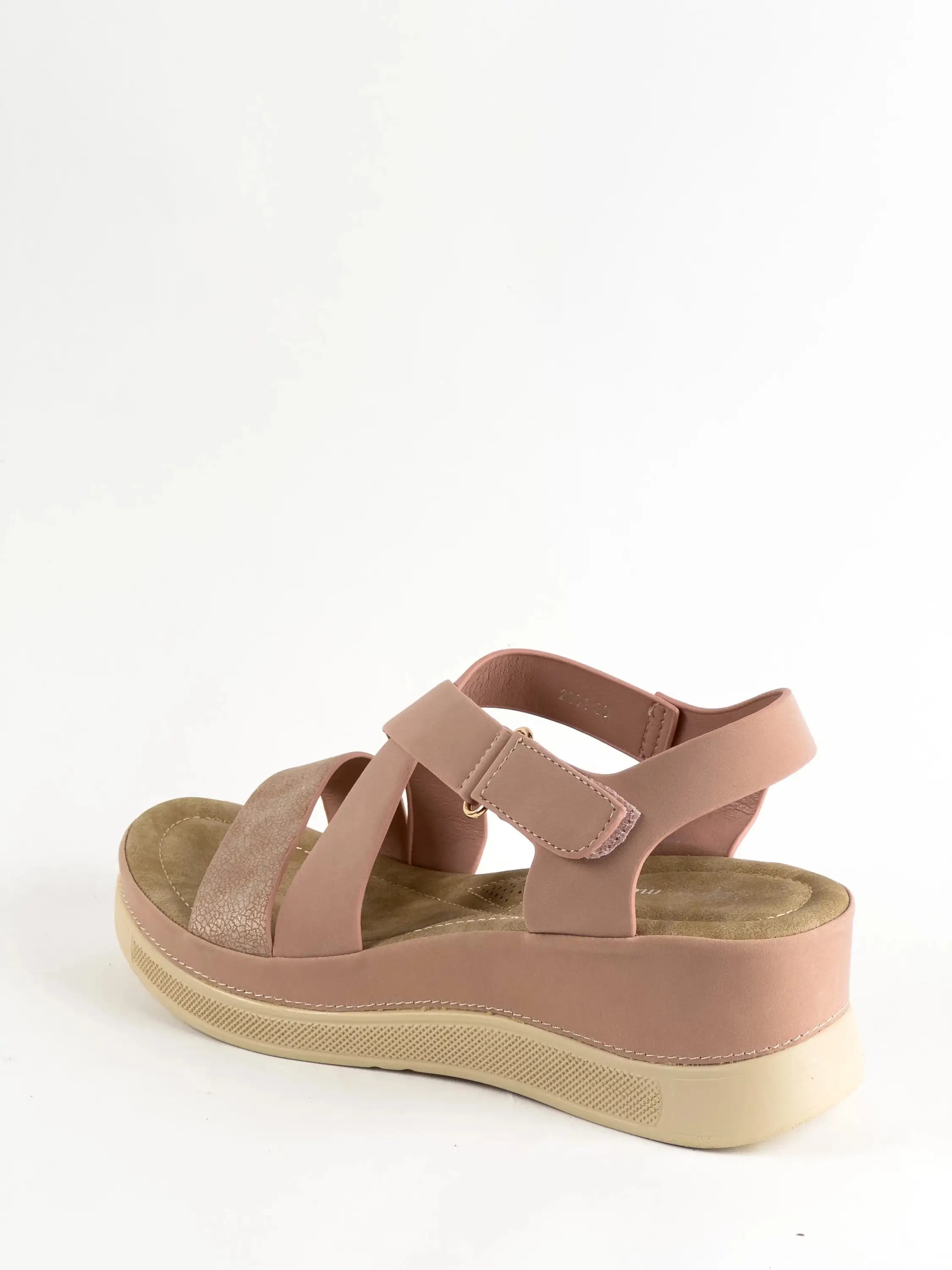 SANDALES CONFORT - ROSE - CONFORT