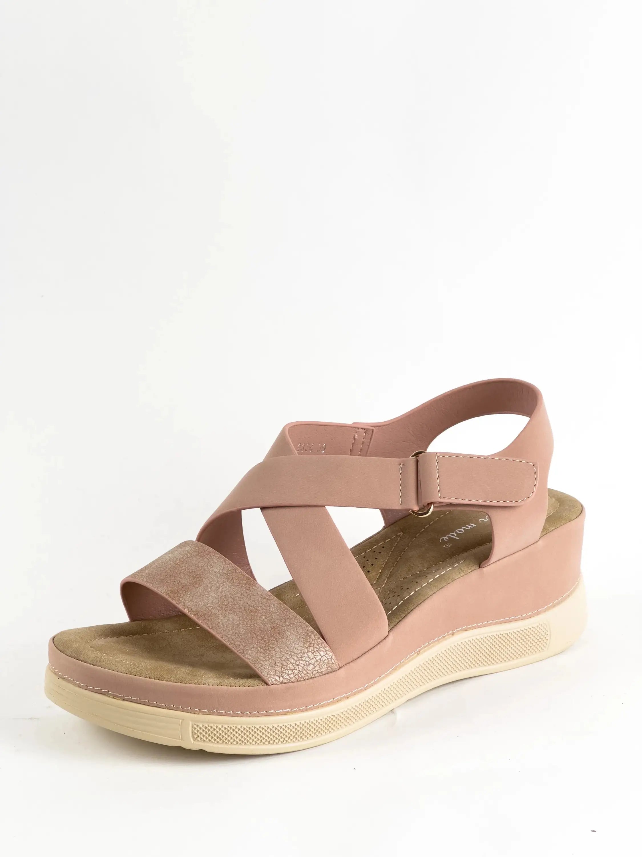 SANDALES CONFORT - ROSE - CONFORT